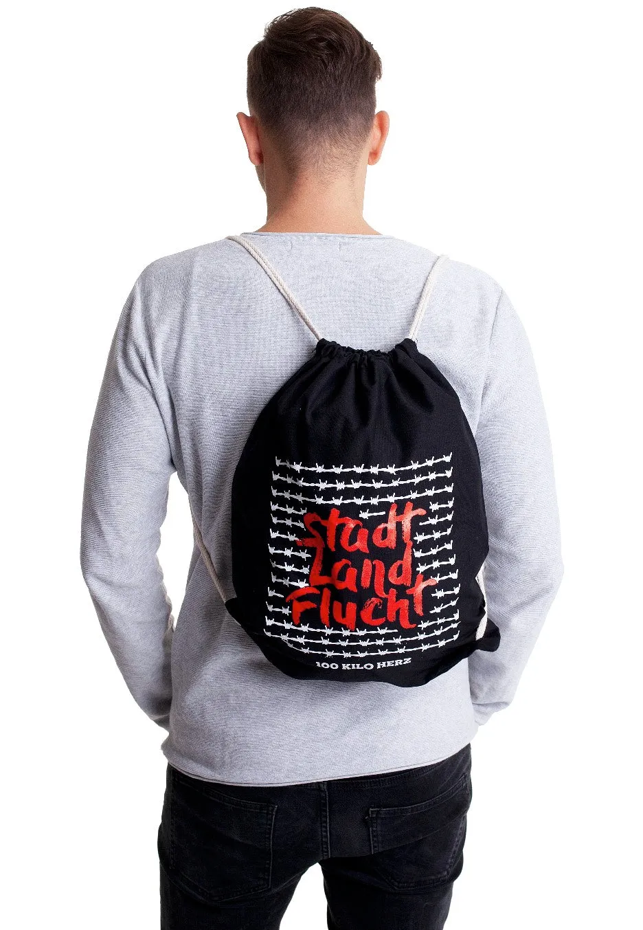 100 Kilo Herz - Stadt Land Flucht Drawstring - Backpack