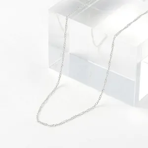 925 Sterling Silver Twist Chain  Necklace