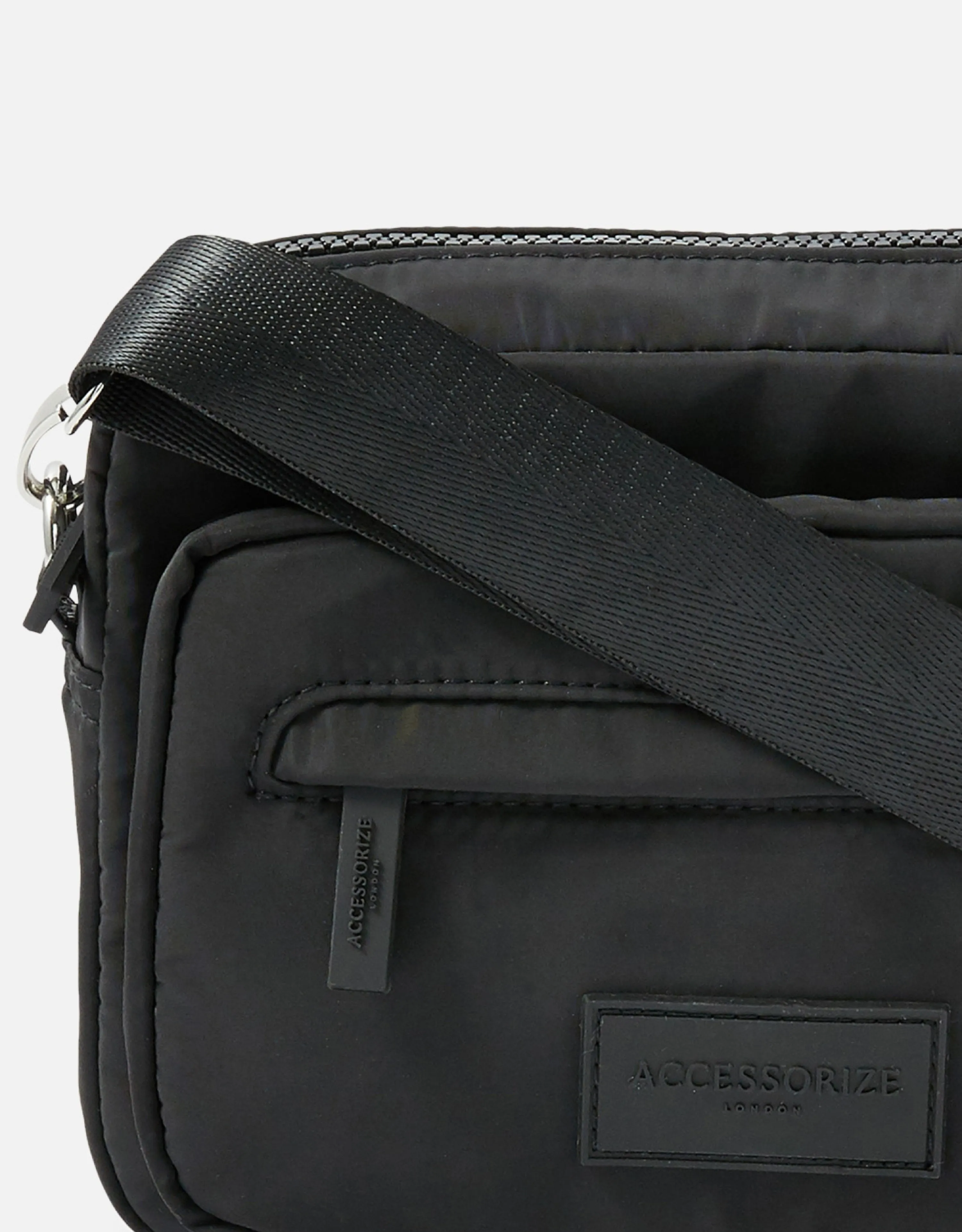 Accessorize London women's Black Cali Sling bag