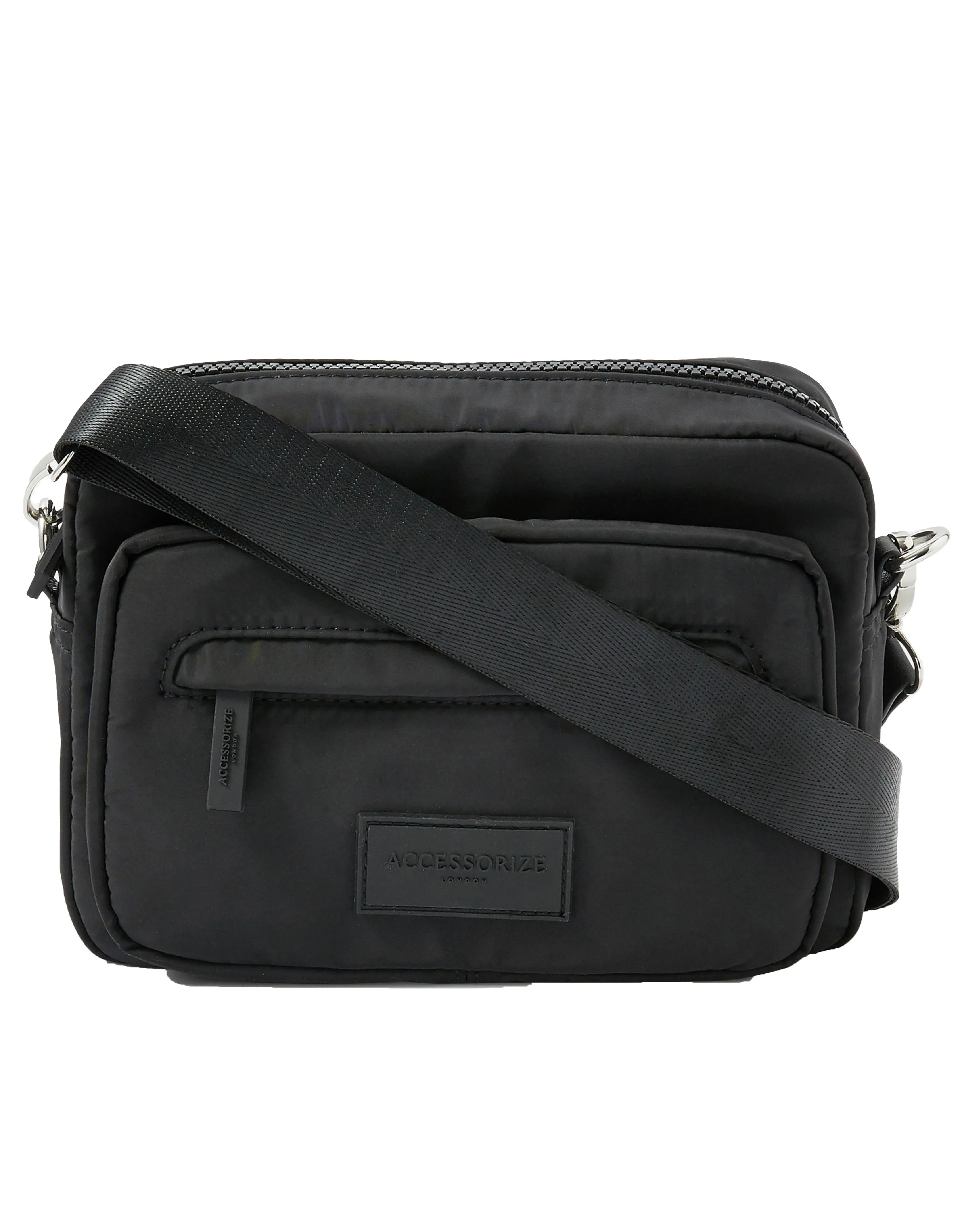 Accessorize London women's Black Cali Sling bag