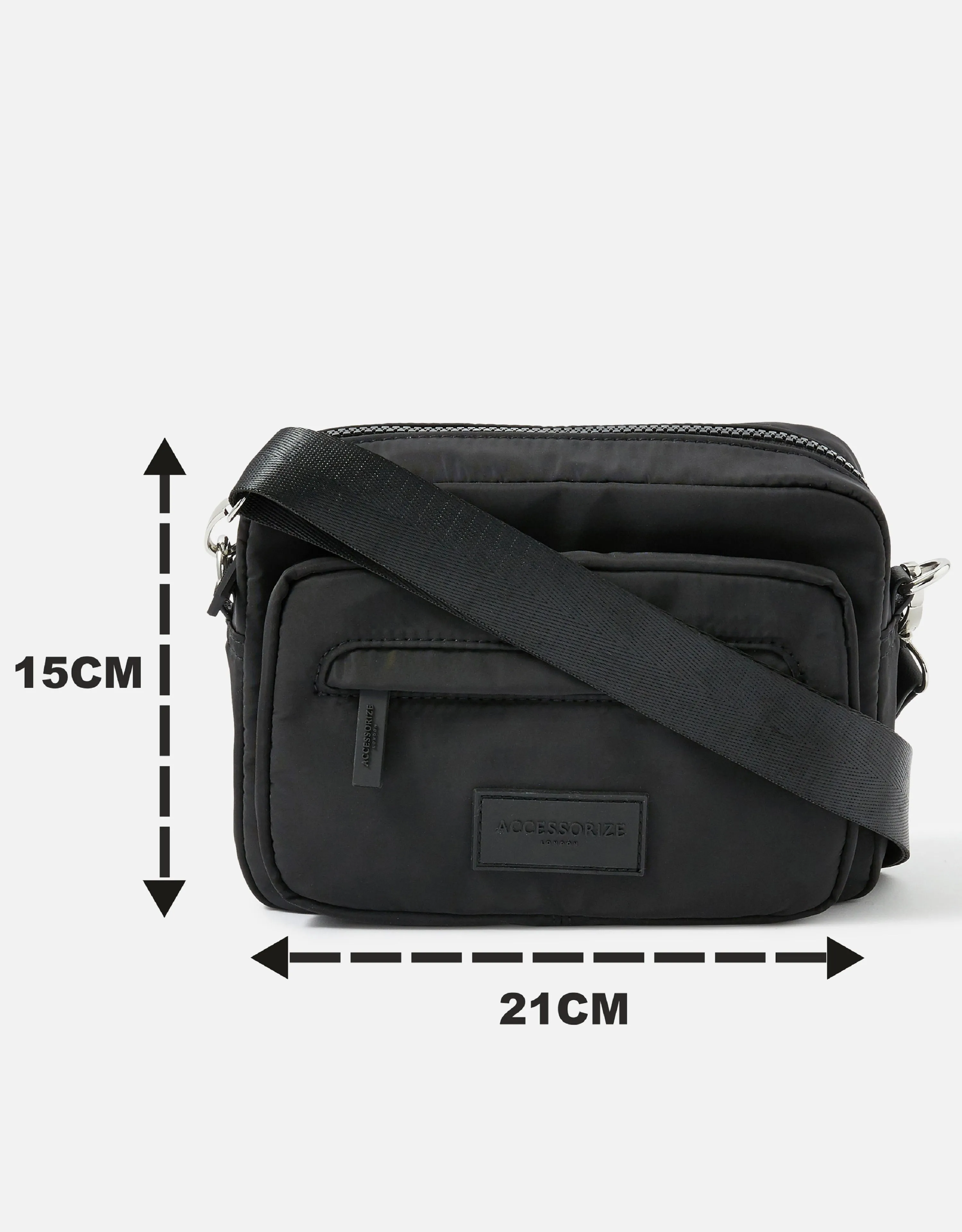 Accessorize London women's Black Cali Sling bag
