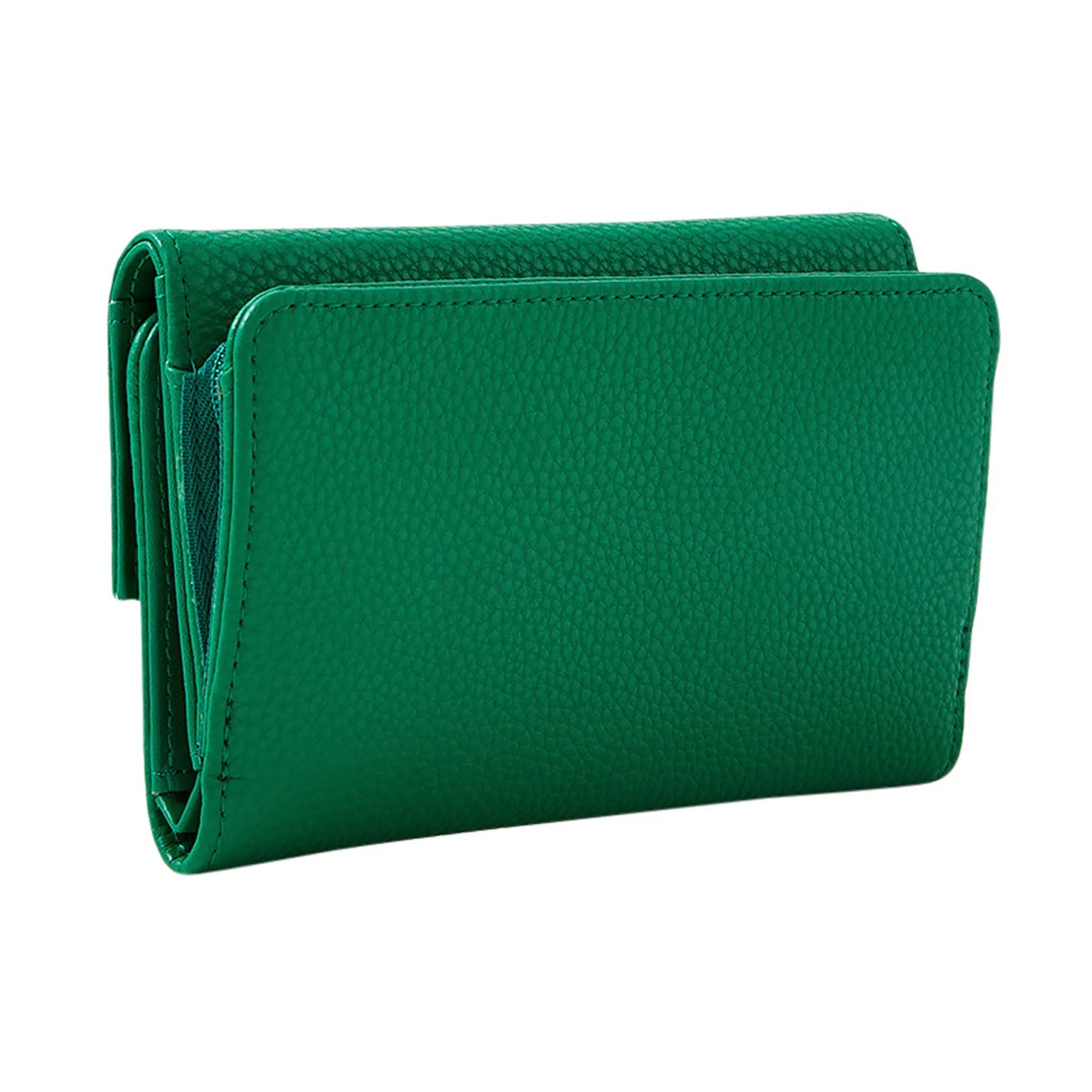 Accessorize London Women's Faux Leather Britney Bee Wallet - Green