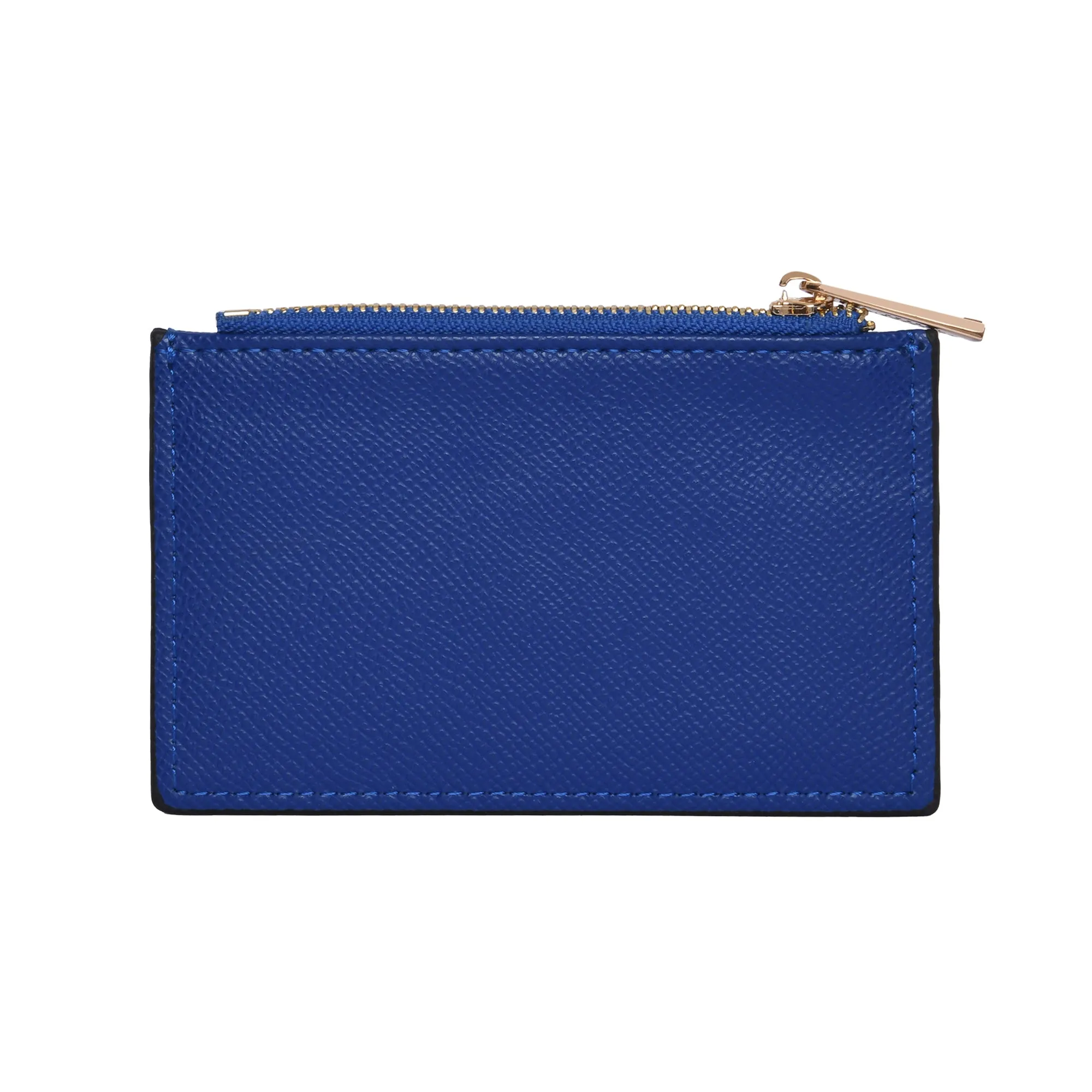 Accessorize London Women's Faux Leather Cobalt 3 Compartment Card Holder