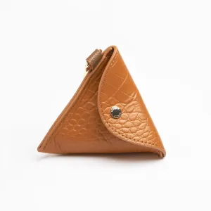 Amber Leather Poop Bag