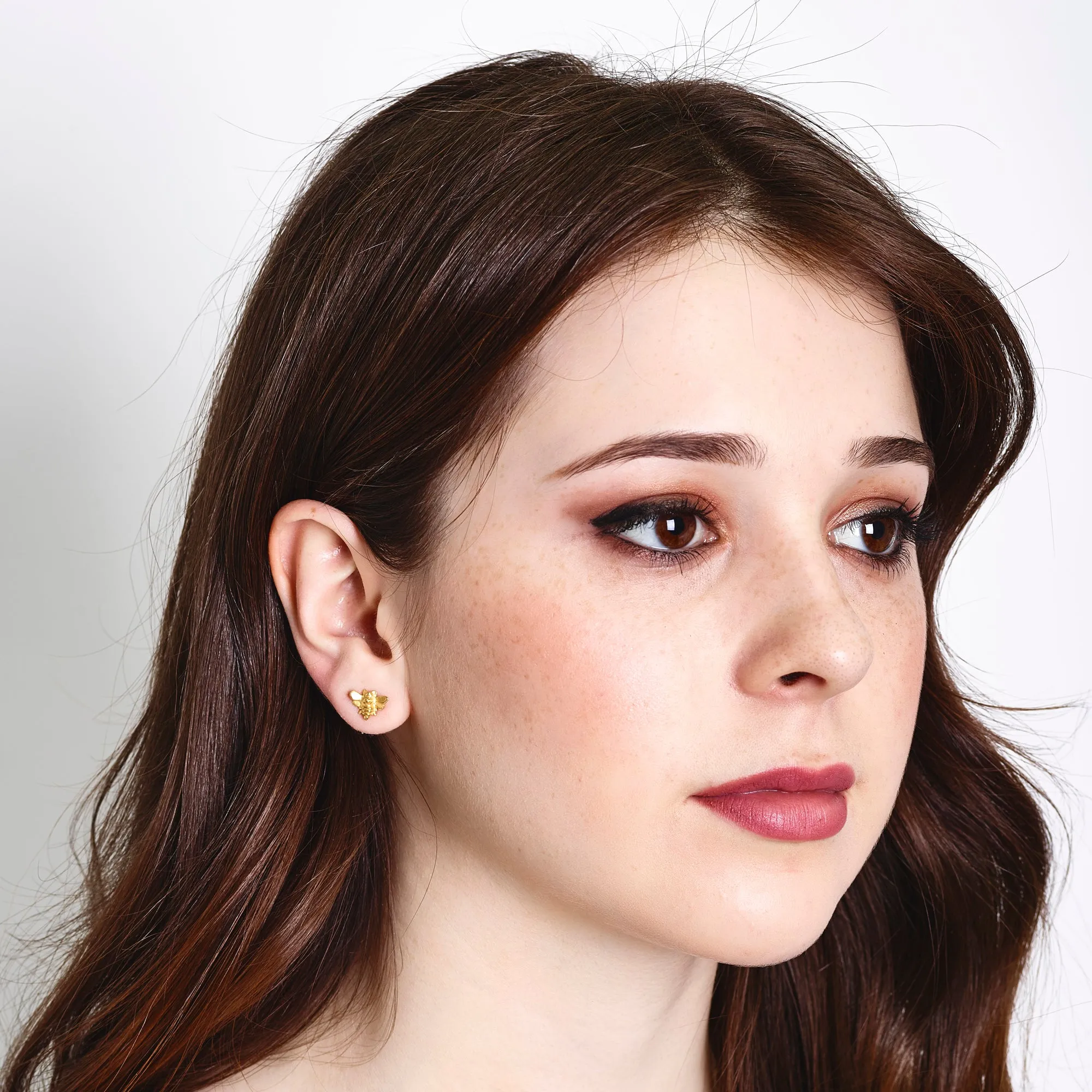Baby Bee Stud Earrings