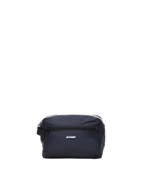 Blue Demu Clutch Bag with Strap