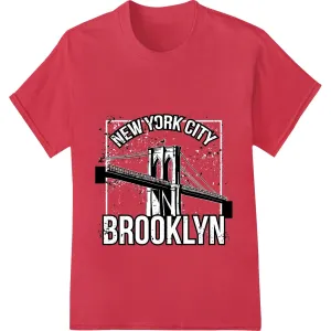 Bold Brooklyn Bridge New York City Skyline Urban Edge