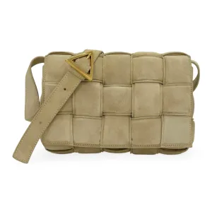BOTTEGA VENETA: Suede Padded Maxi Cassette