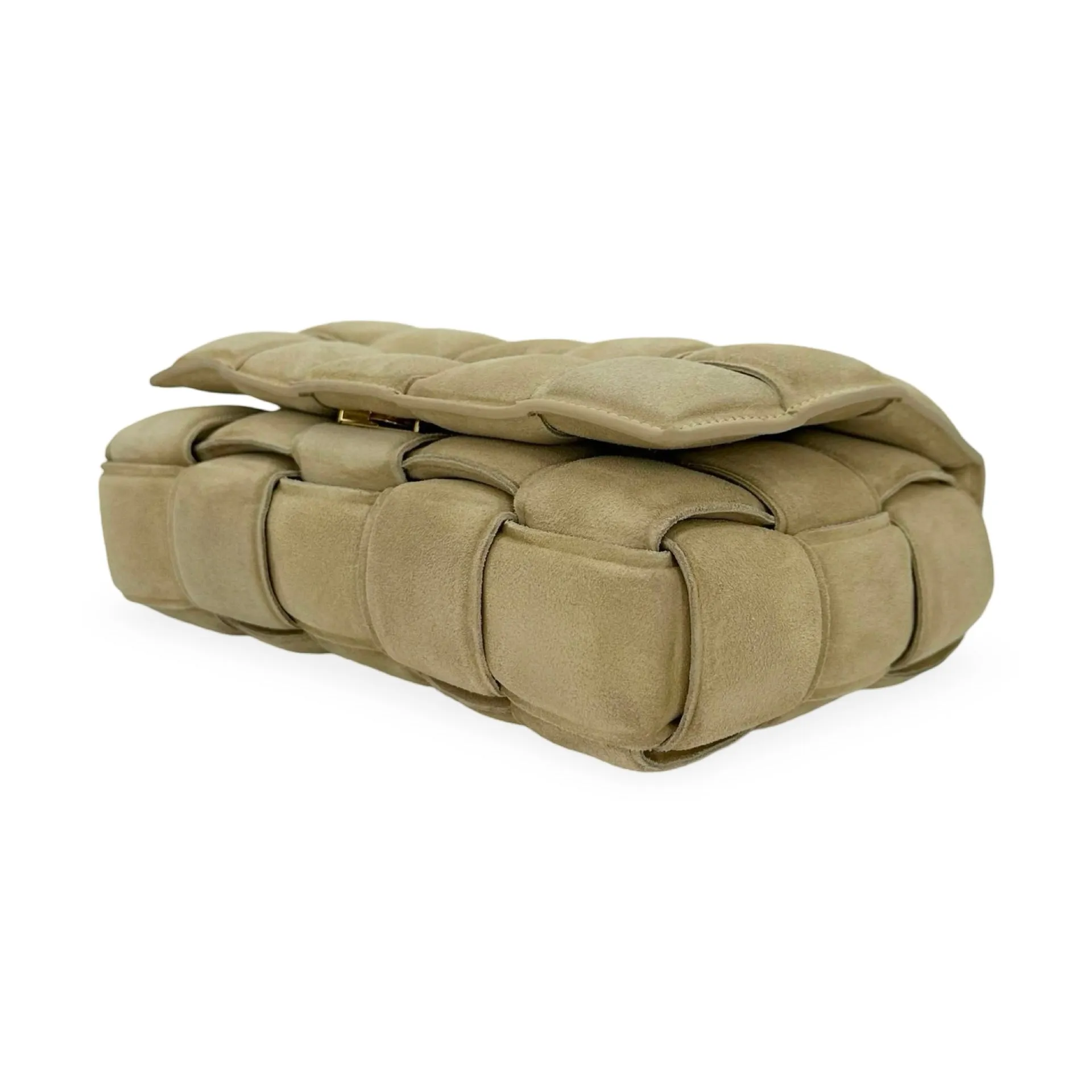 BOTTEGA VENETA: Suede Padded Maxi Cassette