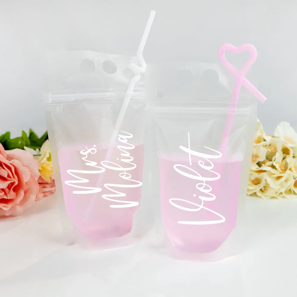 Bridesmaid Beverage Pouches