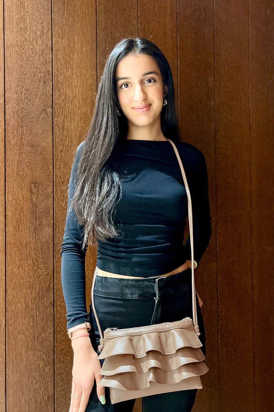 Bruffle Small Vegan Leather Crossbody