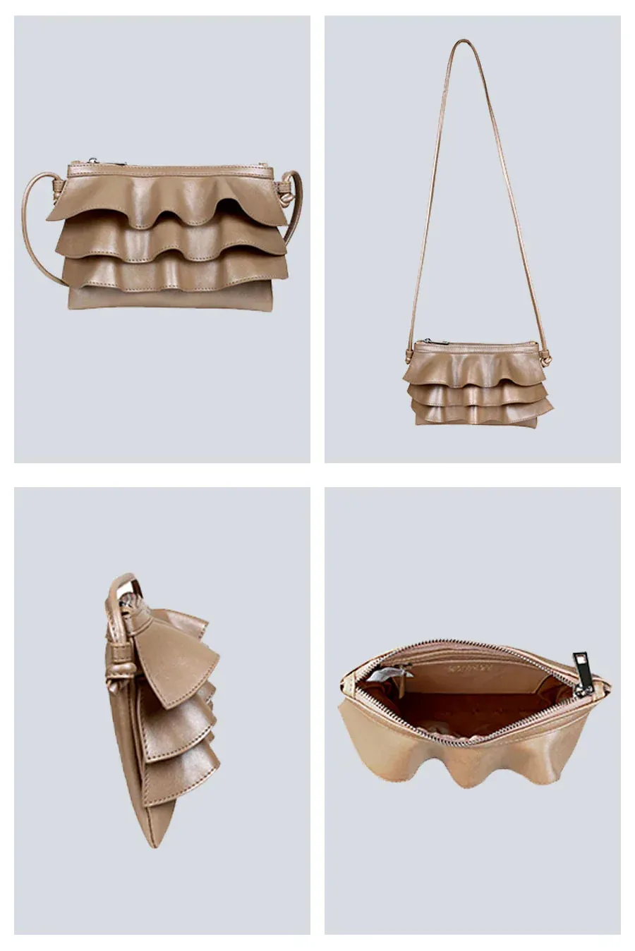 Bruffle Small Vegan Leather Crossbody