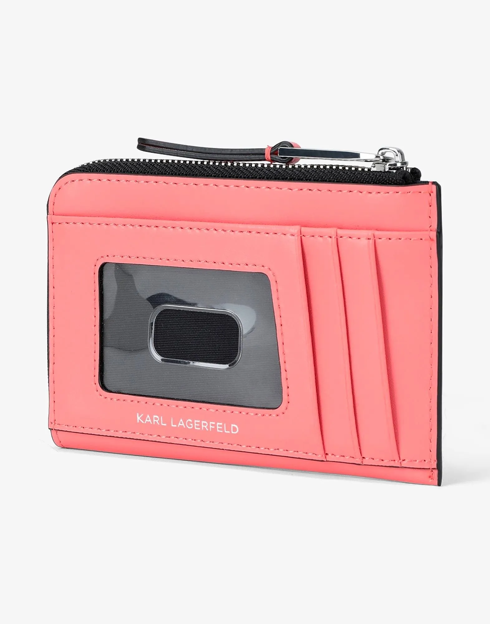 Cardholder Karl Lagerfeld K/karl Seven Emboss Zip, pink