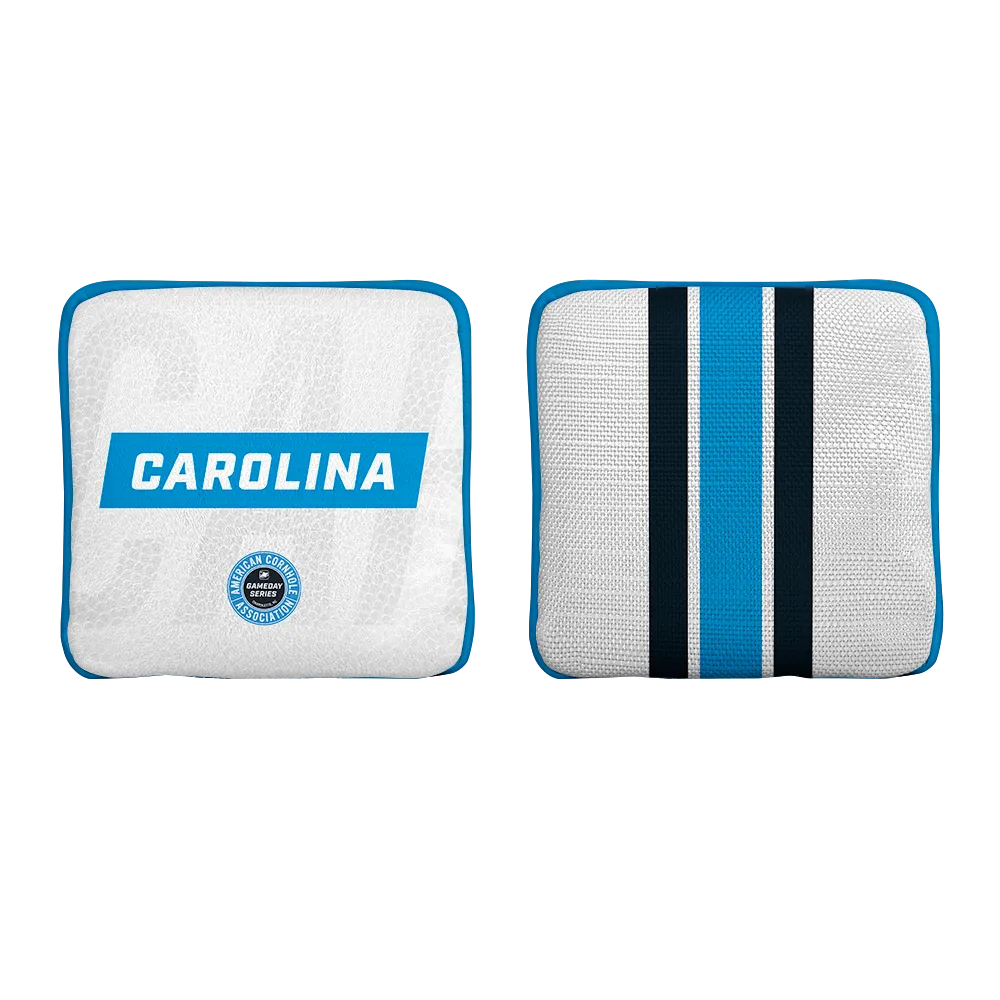 Carolina Football Gameday Stripes Synergy Edge Cornhole Bags