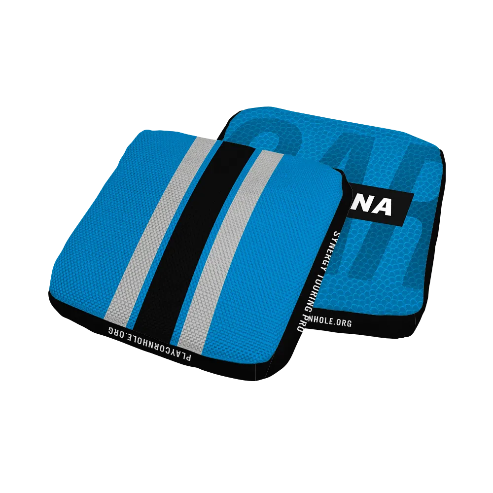 Carolina Football Gameday Stripes Synergy Edge Cornhole Bags