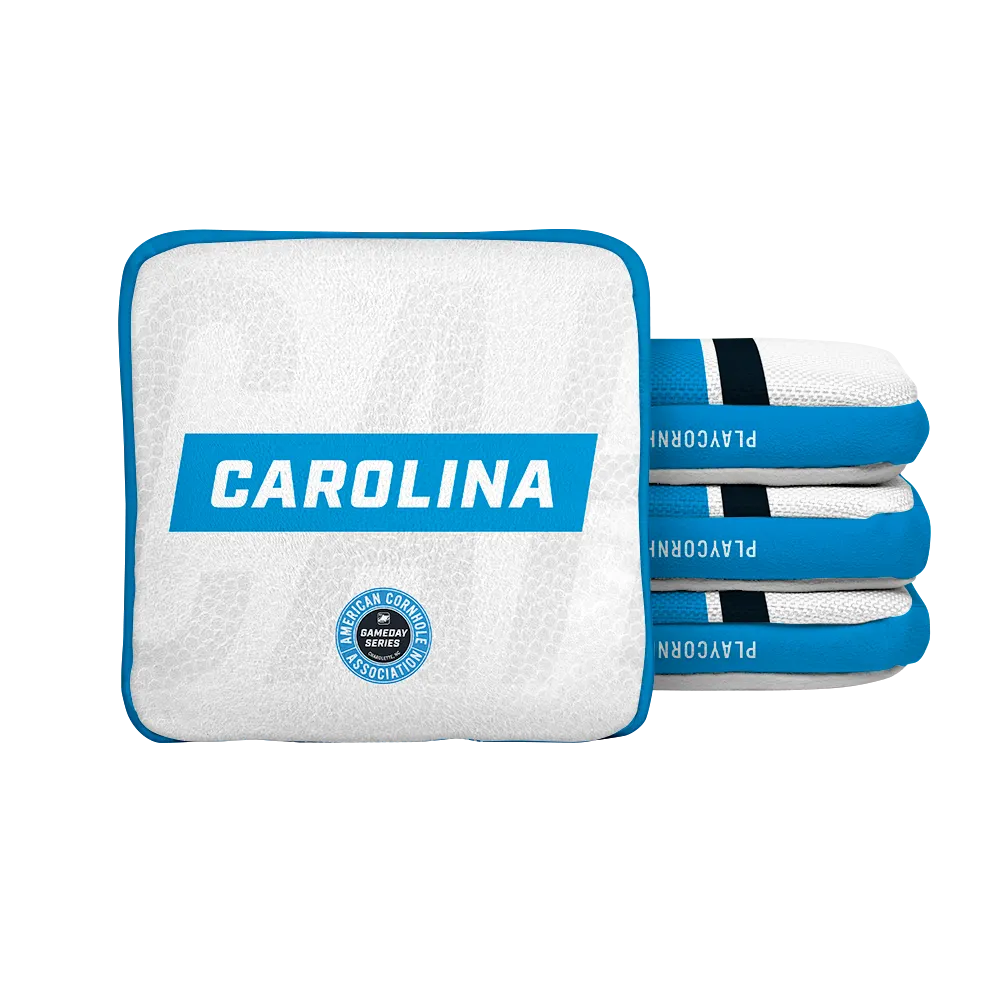 Carolina Football Gameday Stripes Synergy Edge Cornhole Bags