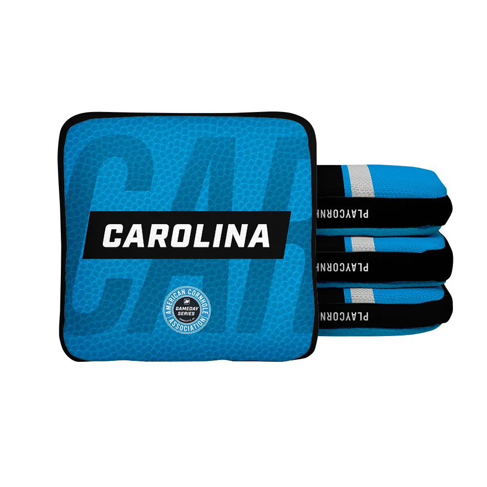 Carolina Football Gameday Stripes Synergy Edge Cornhole Bags