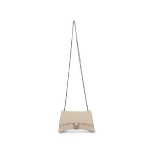 Crush XS Chain Quilted Bag in Sand Beige
