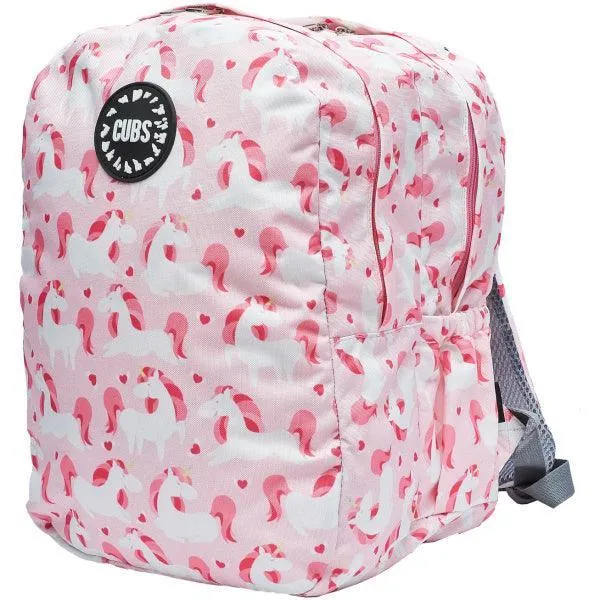Cubs Cute Pink Unicorn Big And Basic Backpack
