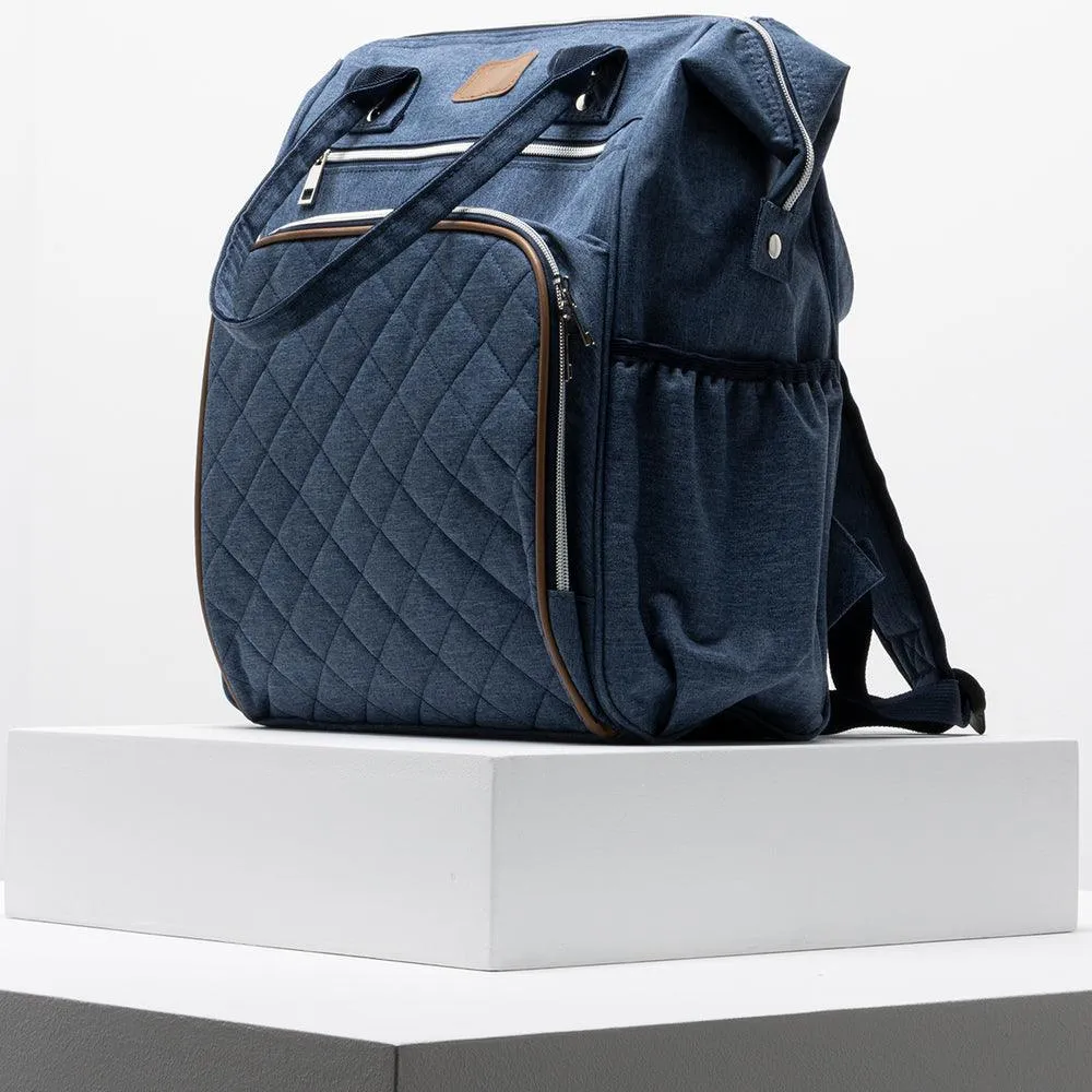 Denim Upper Handle Back Pack