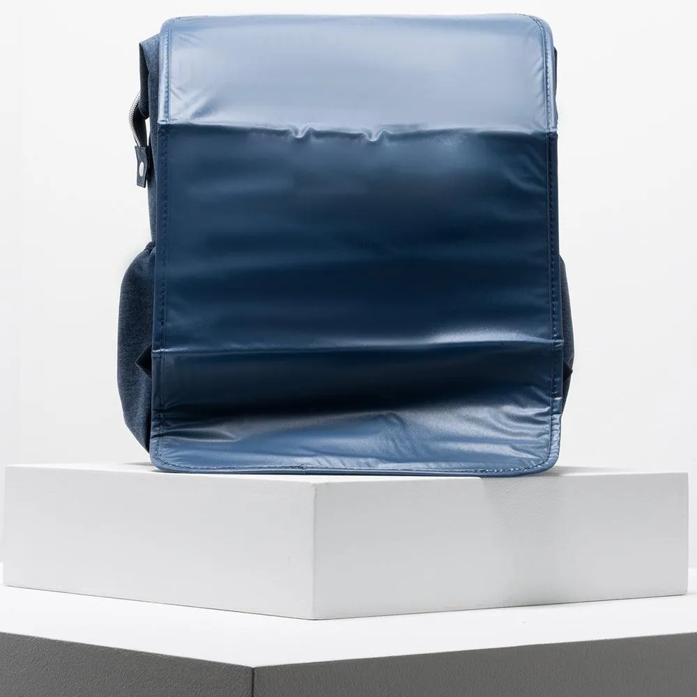 Denim Upper Handle Back Pack