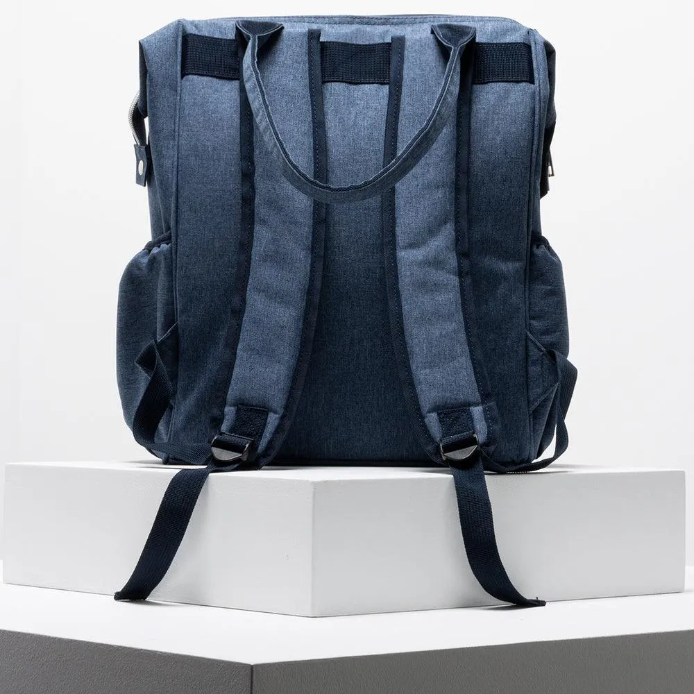 Denim Upper Handle Back Pack