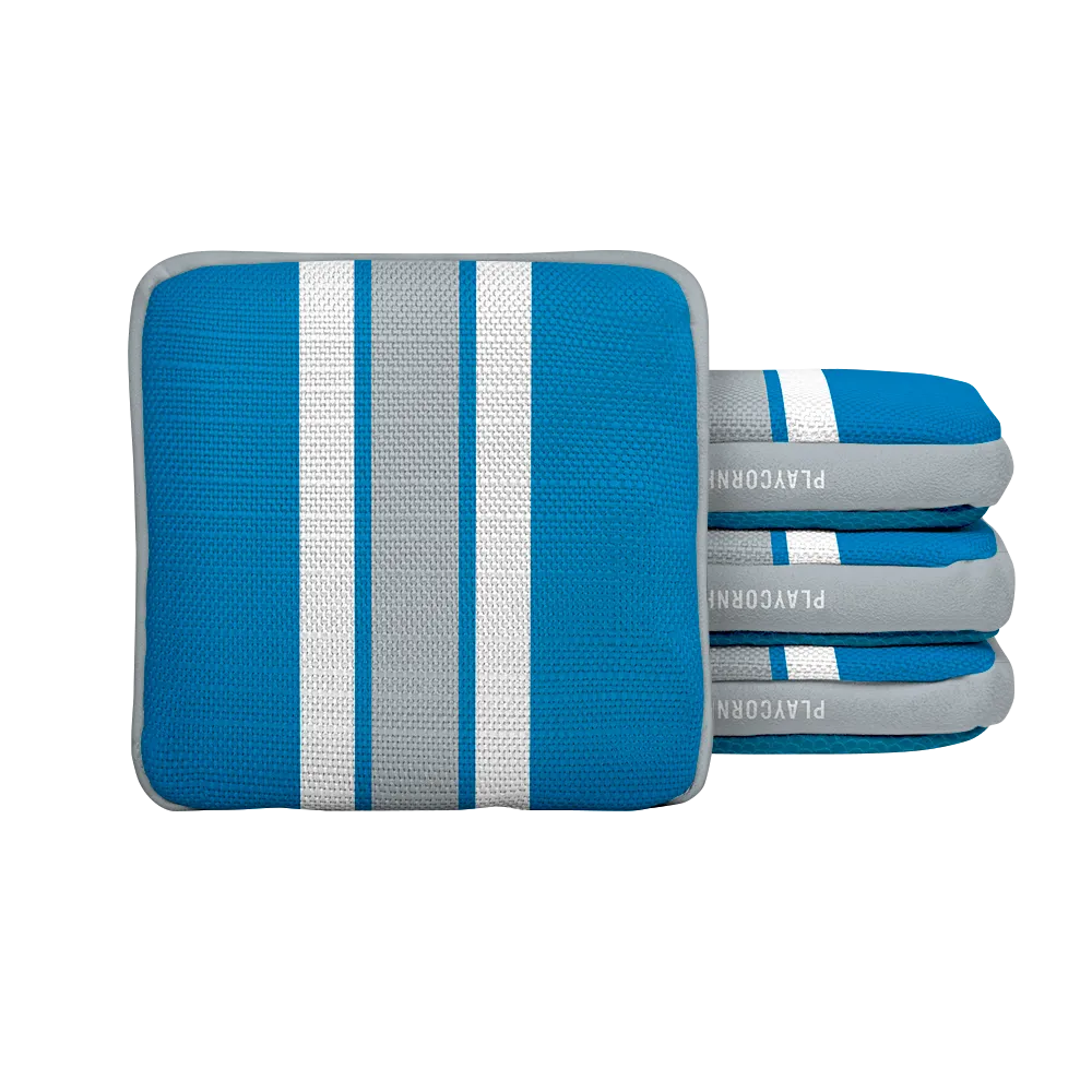 Detroit Football Gameday Stripes Synergy Edge Cornhole Bags