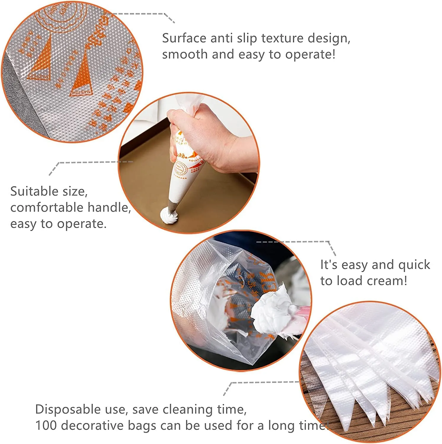 Disposable Icing Bag | Pack of 100