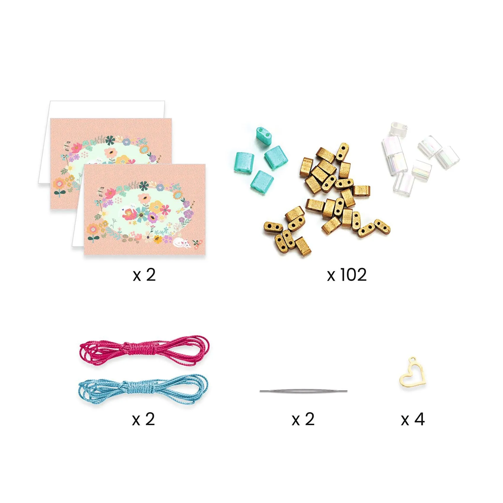 Djeco You & Me Beads & Jewellery Craft – Tila And Flowers