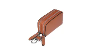 Double-Layer Genuine Leather Car Key Bag