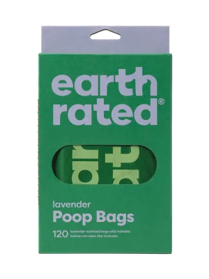 Earth Rated Lavender Tie Poop Bags - 120pk