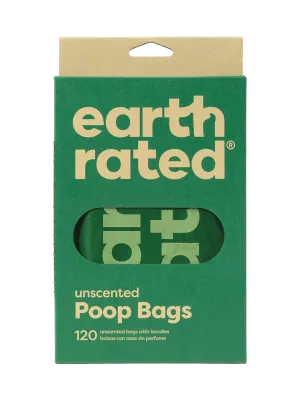 Earth Rated Unscented Tie Poop Bags - 120pk