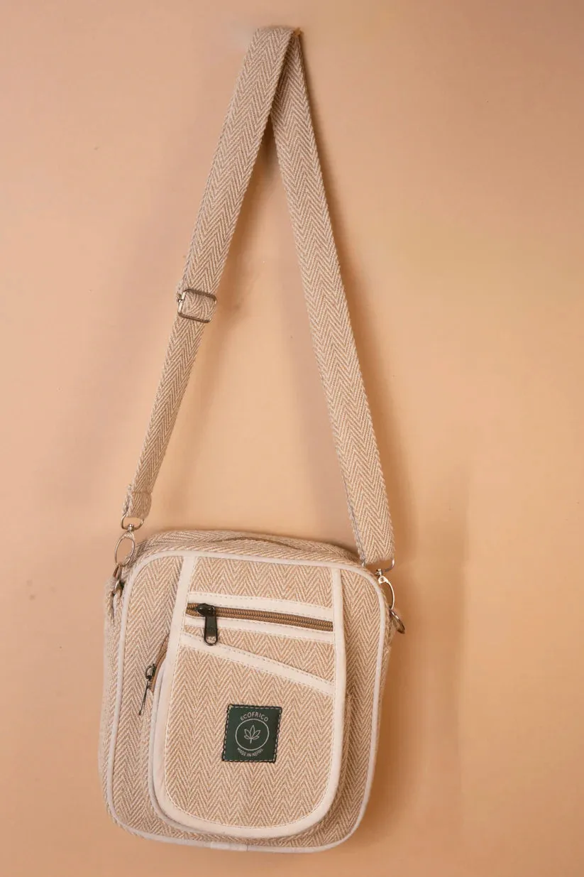 Ecofrico - Unisex Sling Hemp Bag