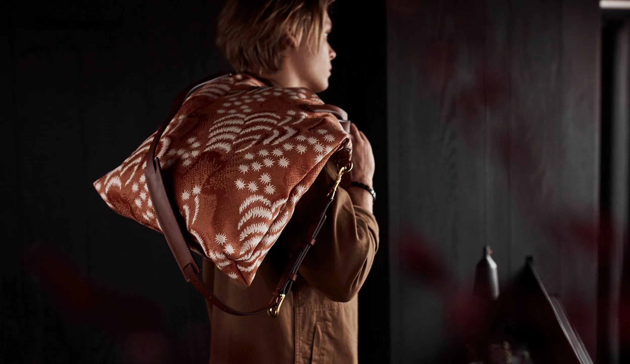 Envy Hold - Shopper - Army/Cuoio