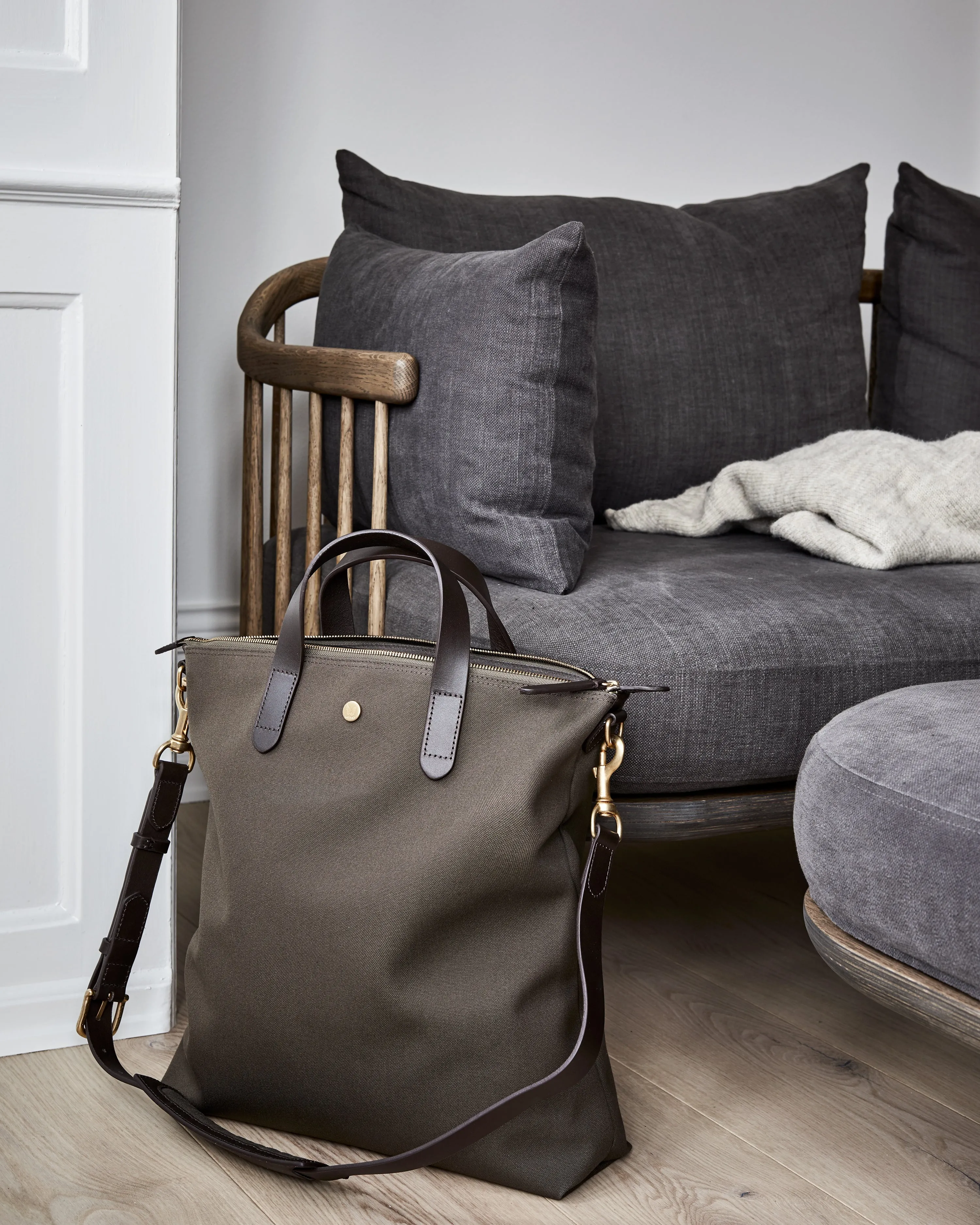 Envy Hold - Shopper - Army/Cuoio