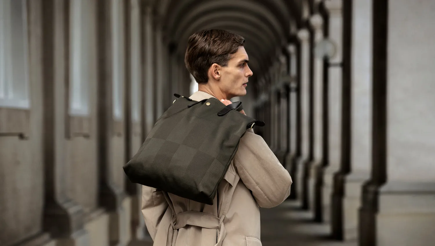 Envy Hold - Shopper - Army/Cuoio