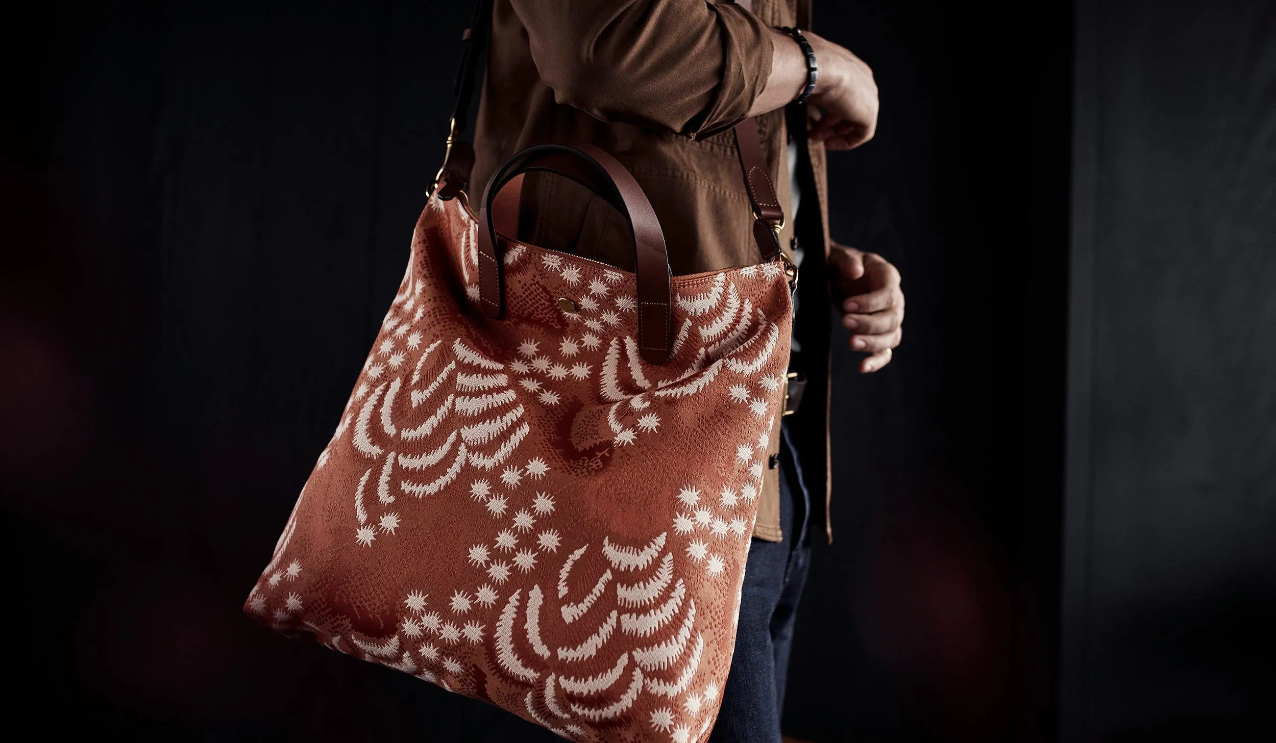 Envy Hold - Shopper - Army/Cuoio