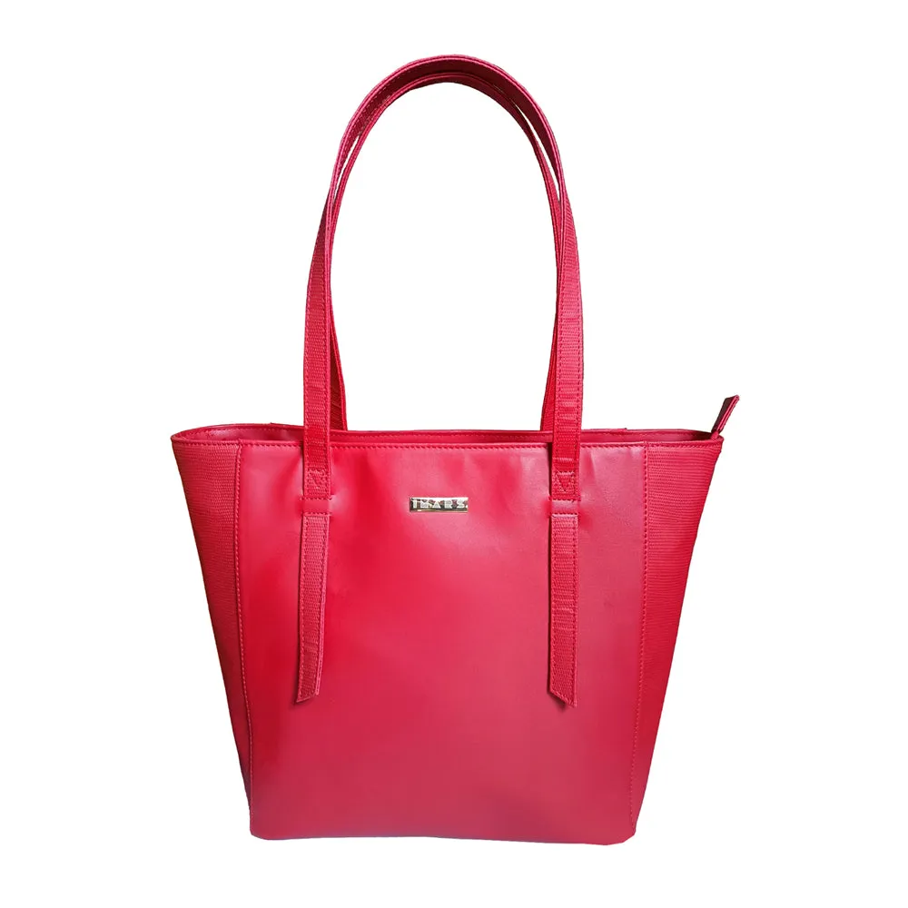 IMARS Stylish Handbag Black For Women & Girls (Tote) Made With Faux Leather
