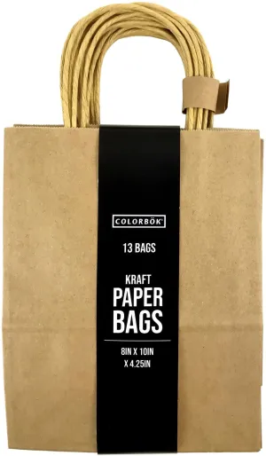 Large Craft Bags 14-1/8"X8" 13/Pkg - Brown*