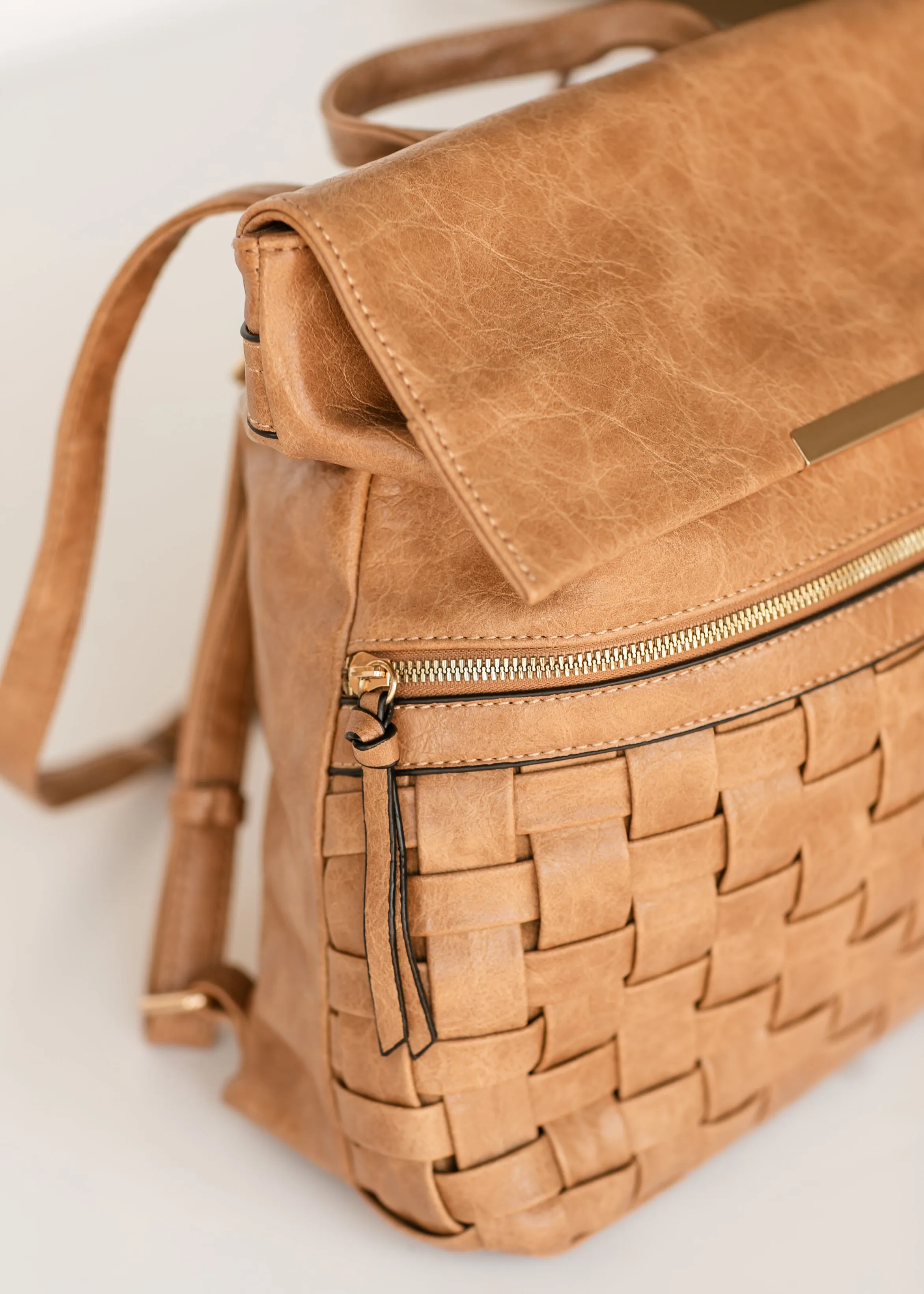 Large Woven Convertible Backpack