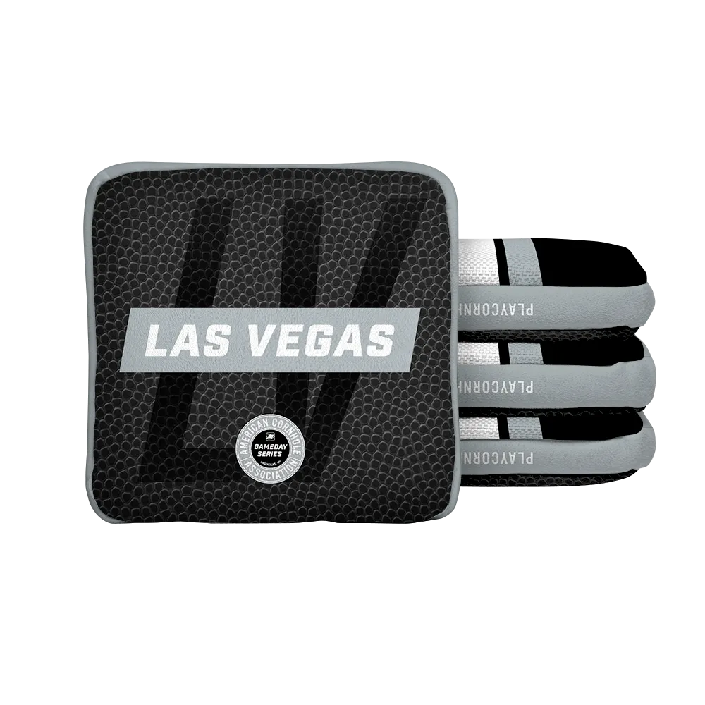 Las Vegas Football Gameday Stripes Synergy Edge Cornhole Bags