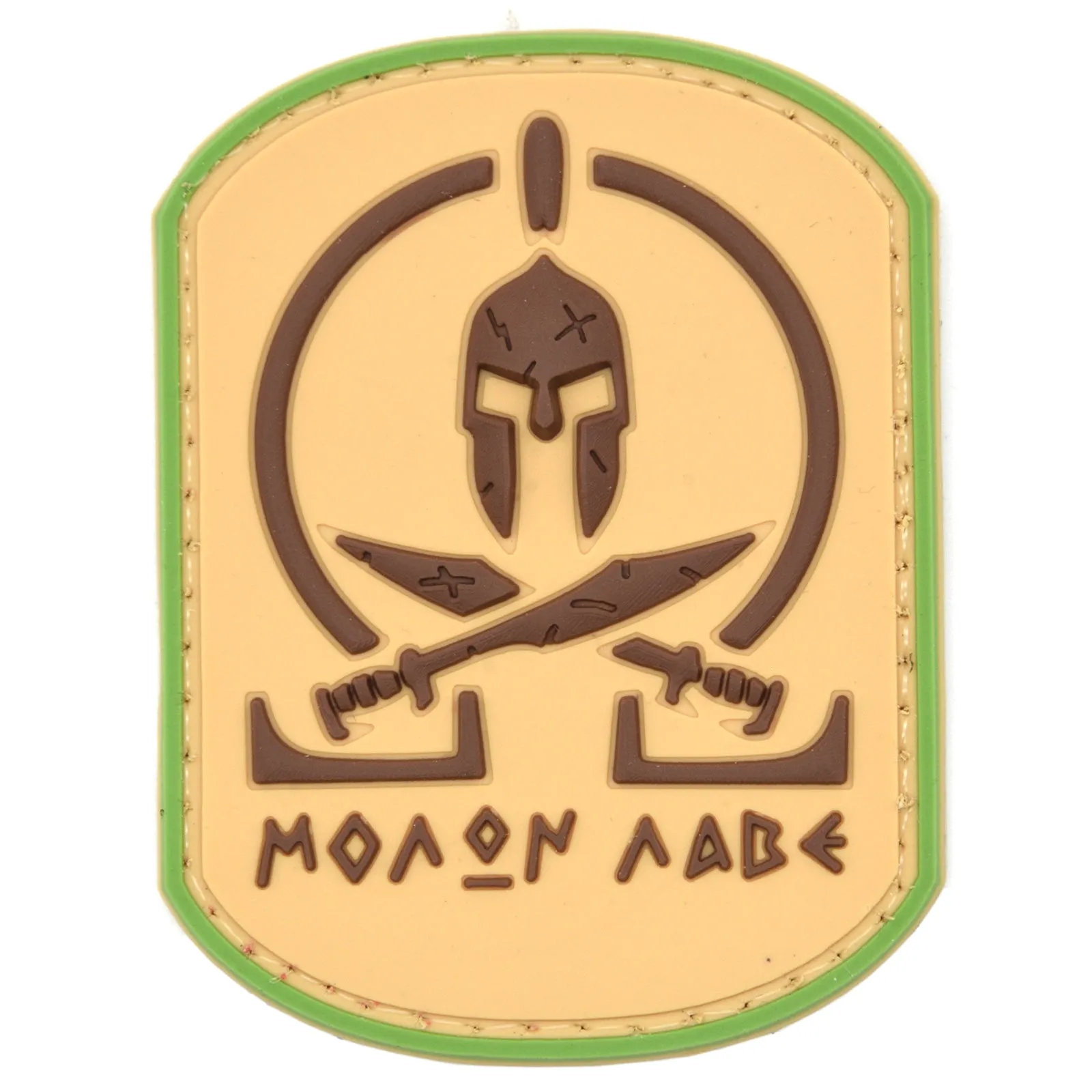 Molon Labe Battle Worn Spartan Swords Patch Multicam