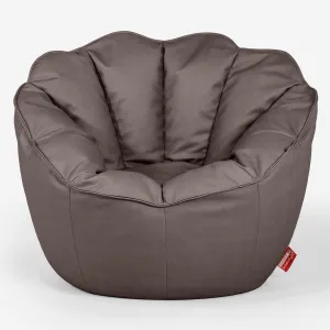 Natalia Sacco Bean Bag Chair - Vegan Leather Chocolate