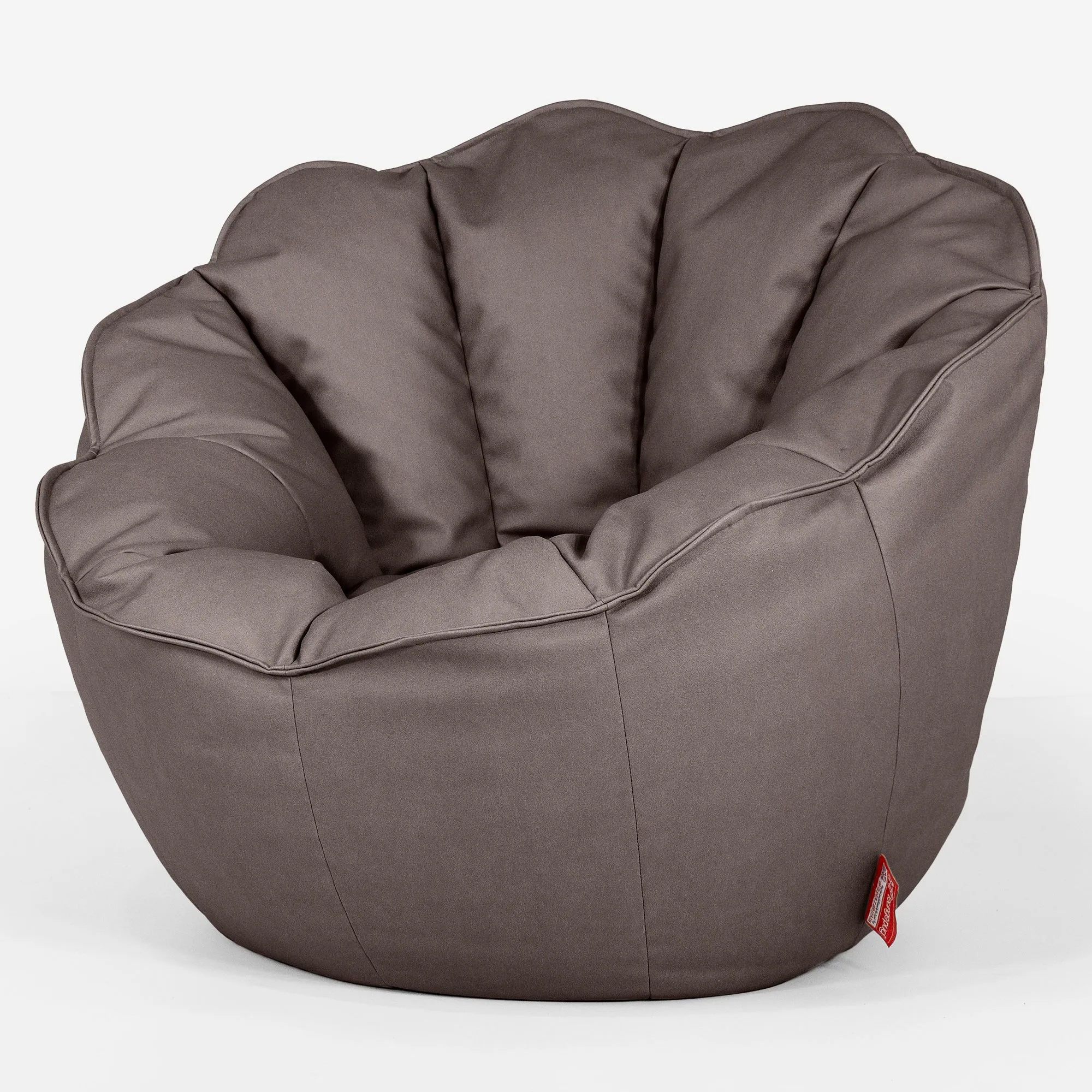 Natalia Sacco Bean Bag Chair - Vegan Leather Chocolate