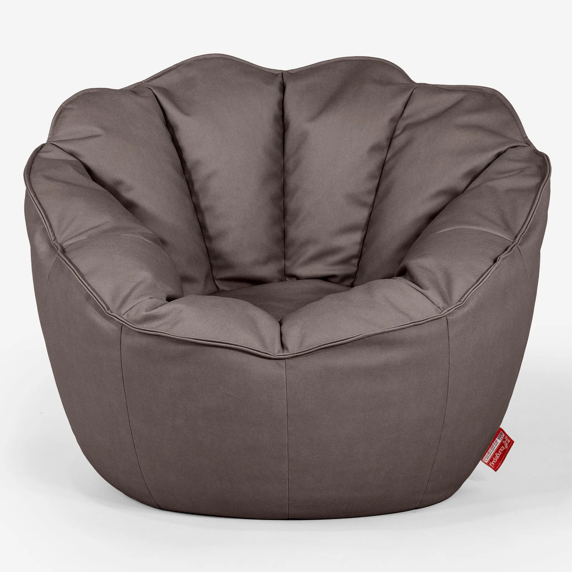 Natalia Sacco Bean Bag Chair - Vegan Leather Chocolate