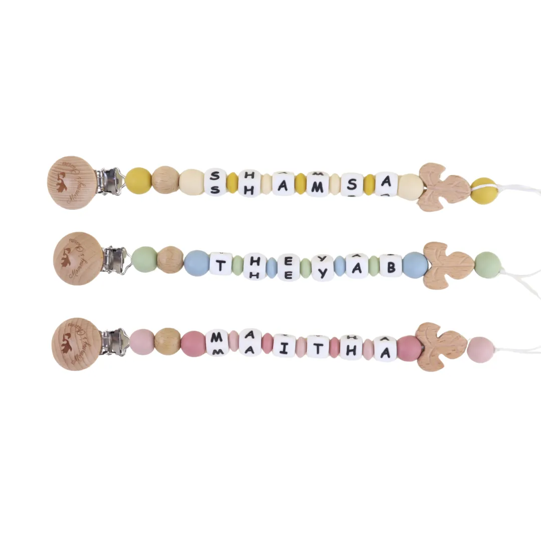 Personalized Pacifier Clip - Autumn