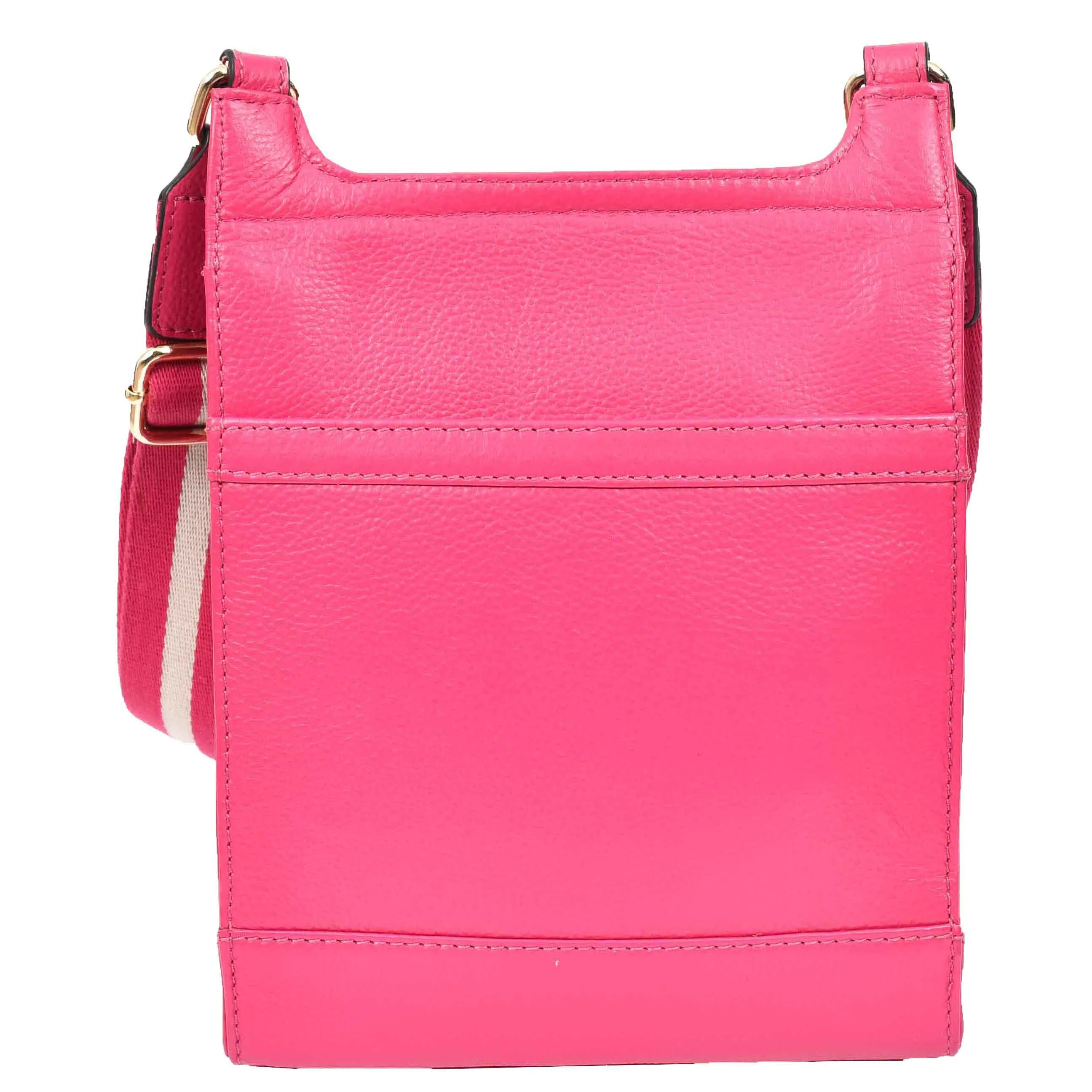 Real Leather Crossbody Bag Women's Casual Style Messenger Xela Pink