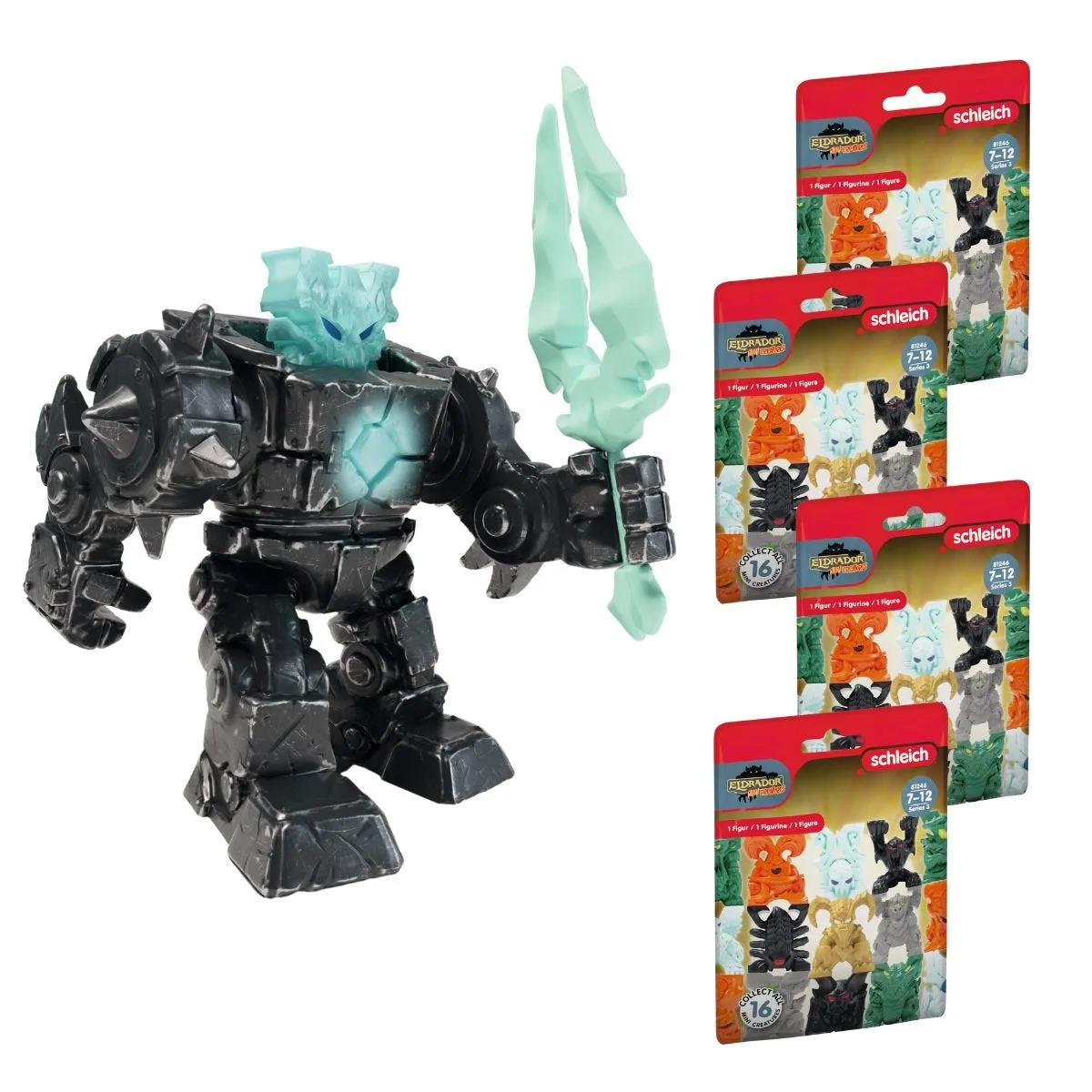 Shadow Ice Robot   4 Mini Creature Blind Bags