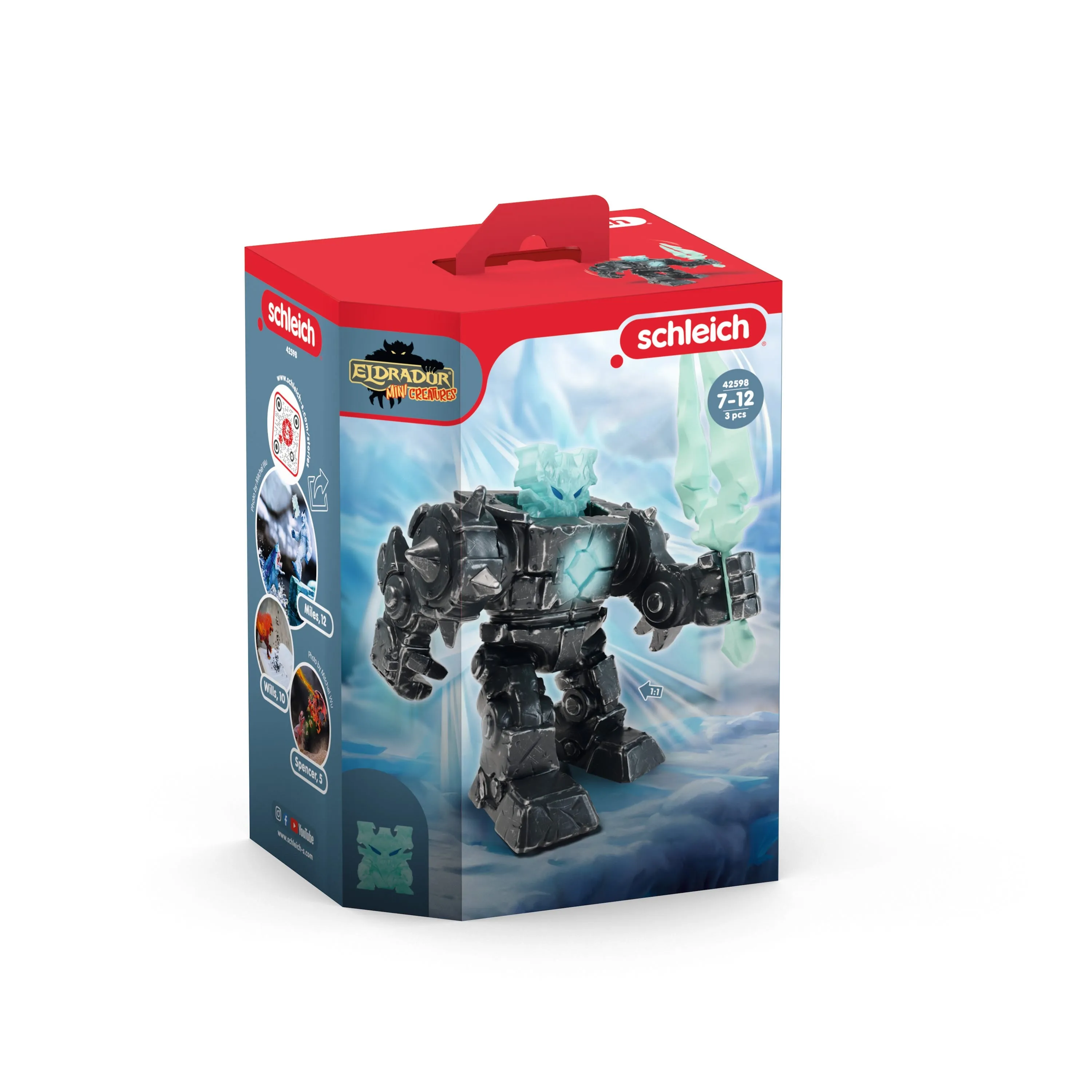 Shadow Ice Robot   4 Mini Creature Blind Bags