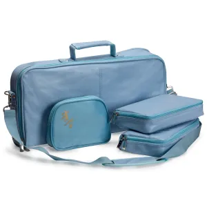 Soft Leatherette Case for Mahjong Set, "Turquoise"